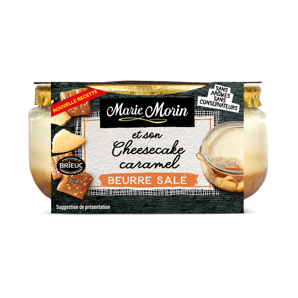 Cheesecake caramel beurre salé 100g Marie Morin Pro